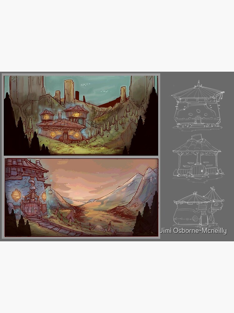 Temple Paradise Art Board Print By Visionartco Redbubble