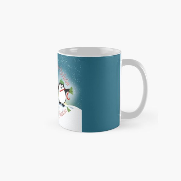 Wrapping up Warm Wishes for the Holiday Season by Penguins Classic Mug