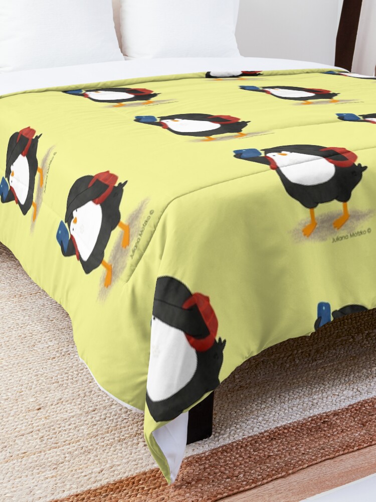 Alternate view of Tourist Penguin Comforter