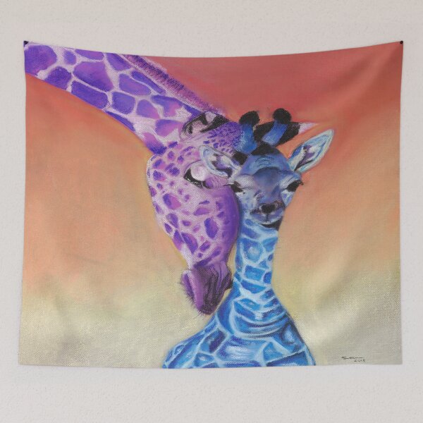 Item preview, Giraffe Mom and Baby designed and sold by Stephanie Miller of Victorious Artworks.