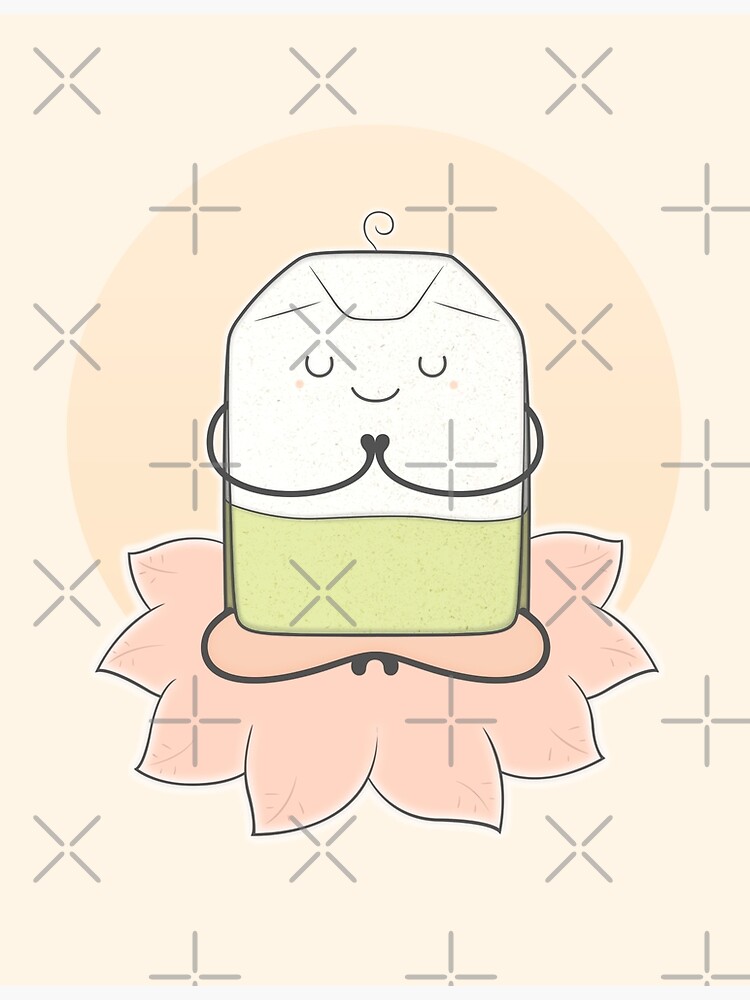Thumbnail 3 of 3, Canvas Print, very zen green tea designed and sold by kimvervuurt.