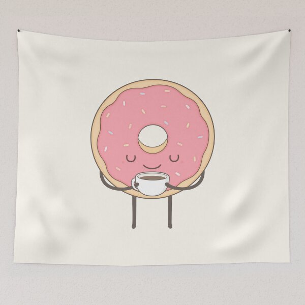 Item preview, donut loves coffee designed and sold by kimvervuurt.