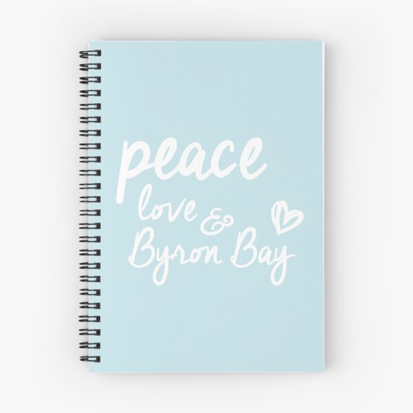 Item preview, peace, love & Byron Bay designed and sold by slimbirdy.
