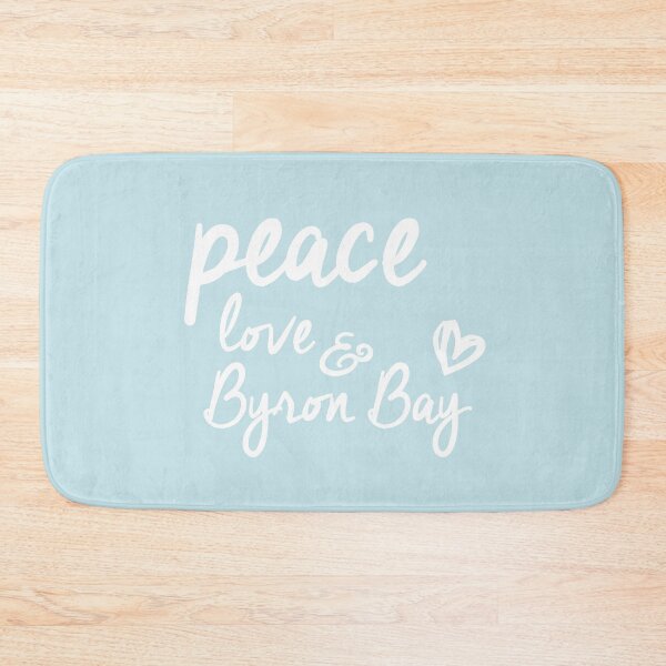 Item preview, peace, love & Byron Bay designed and sold by slimbirdy.
