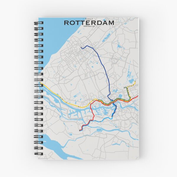 Artikelvorschau, Rotterdam Transit Map entworfen und verkauft von CPTVDesign.