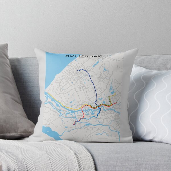 Item preview, Rotterdam Transit Map designed and sold by CPTVDesign.