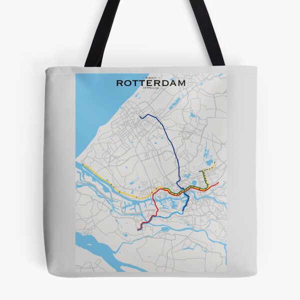 Item preview, Rotterdam Transit Map designed and sold by CPTVDesign.