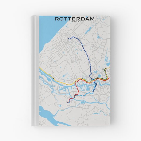 Item preview, Rotterdam Transit Map designed and sold by CPTVDesign.