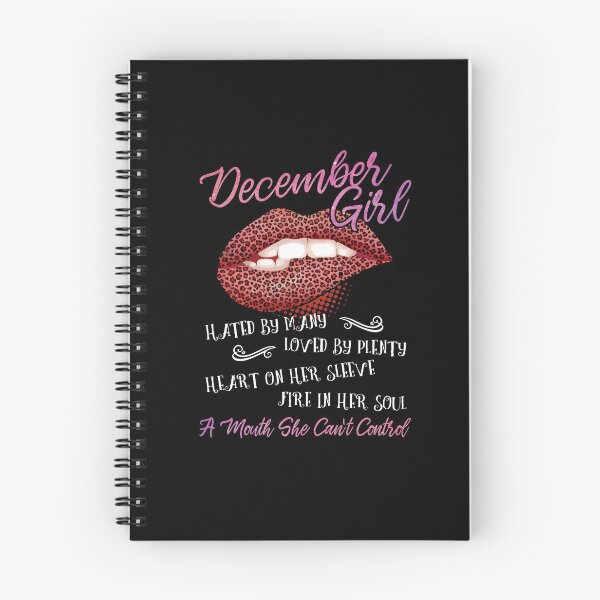 Item preview, December Girl Hated by Many Leopard Lips Birthday Lady Gift designed and sold by Dressed For  Duty.