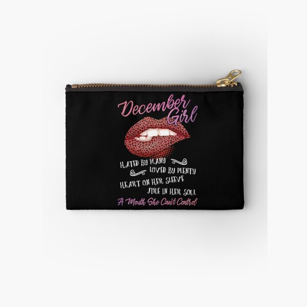 Item preview, December Girl Hated by Many Leopard Lips Birthday Lady Gift designed and sold by Dressed For  Duty.