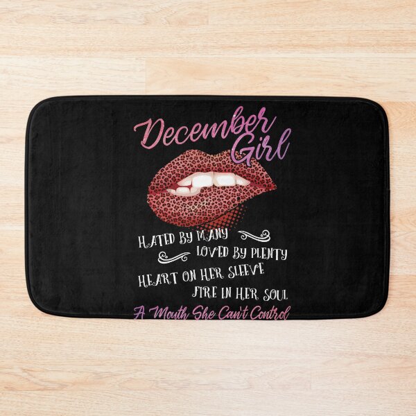 Item preview, December Girl Hated by Many Leopard Lips Birthday Lady Gift designed and sold by Dressed For  Duty.