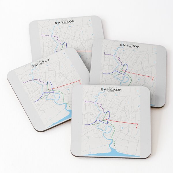 Item preview, Bangkok Transit Map designed and sold by CPTVDesign.