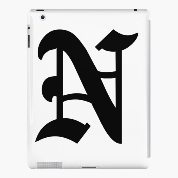 D - old English font lettering iPad Case & Skin for Sale by Drayziken