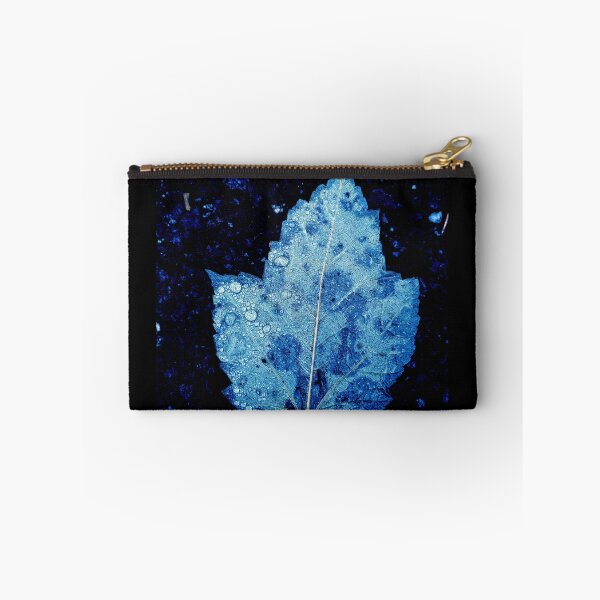 Item preview, blue leaf contrast designed and sold by Natalie Stark.