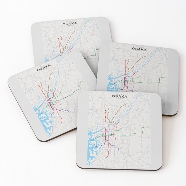 Item preview, Osaka Transit Map designed and sold by CPTVDesign.