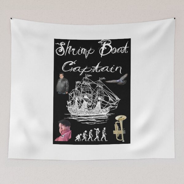 Item preview, Shrimp Boat Captain OG designed and sold by Bulbous-Media.