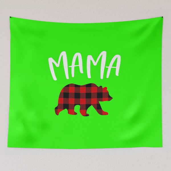 Item preview, Mama Bear-Women's Fitted Mama Bear Scoop T-Shirt-Mothers Day Gift  designed and sold by Al Collections.
