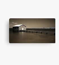 Crawley Boatshed Canvas Print