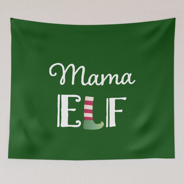 Item preview, Official Mama Elf family tee (green background) designed and sold by piastrelli.