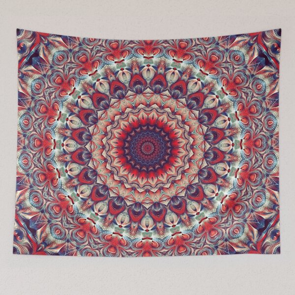 Item preview, Flower Of Life Mandala (Sangria) designed and sold by Mandala Of Life.