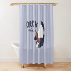 Orca Orchestra Shower Curtain