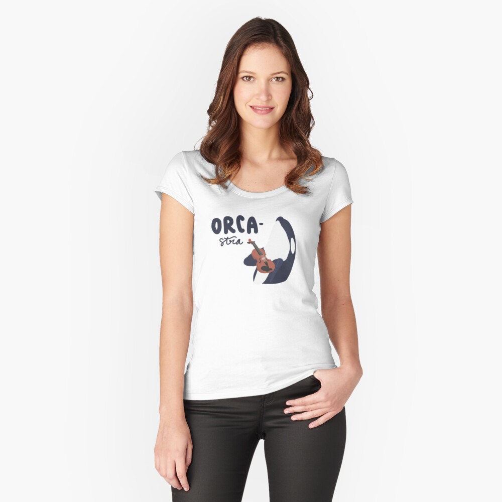 Item preview, Fitted Scoop T-Shirt designed and sold by a-mazie-ng.