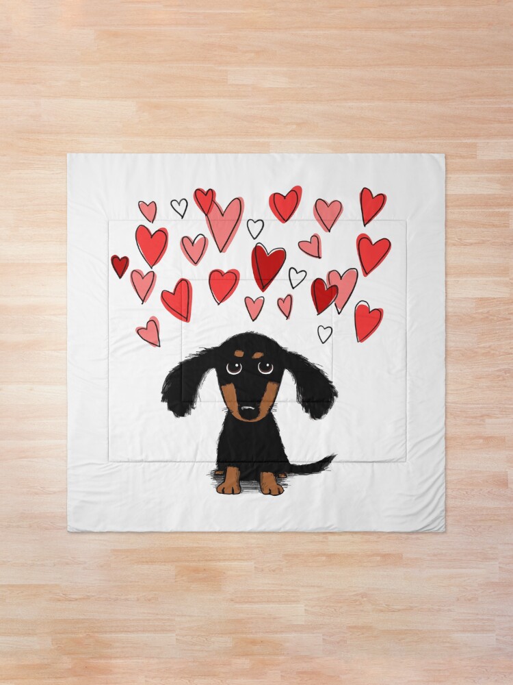 weiner dog comforter