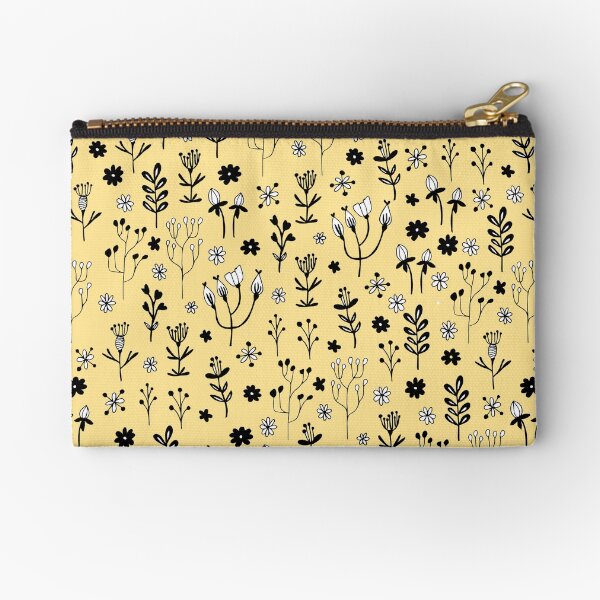 Whimsical Florals - Sun Zipper Pouch