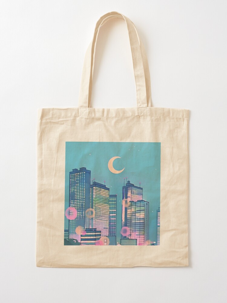 Thumbnail 2 of 5, Tote Bag, Classic Shoujo skies designed and sold by Clairosene.