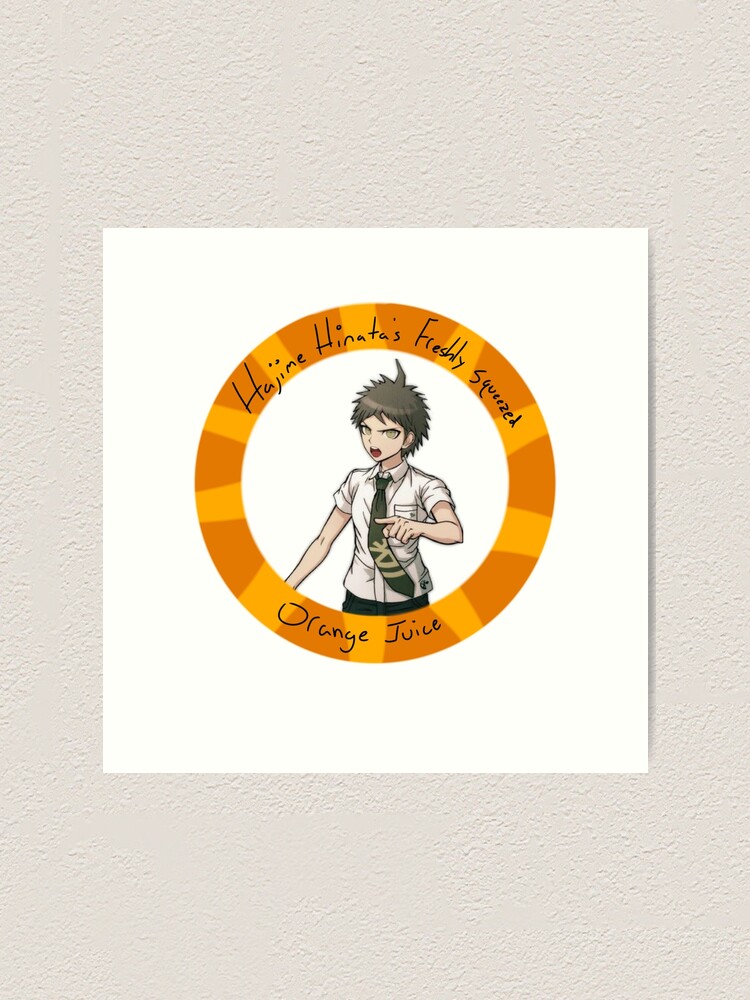 "Hajime Hinata's Freshly Squeezed Orange Juice" Art Print by Salis