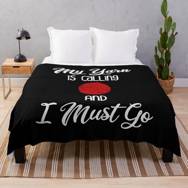 Artikelvorschau, Mein Garn ruft und ich muss gehen entworfen und verkauft von Cat Lady Designs.