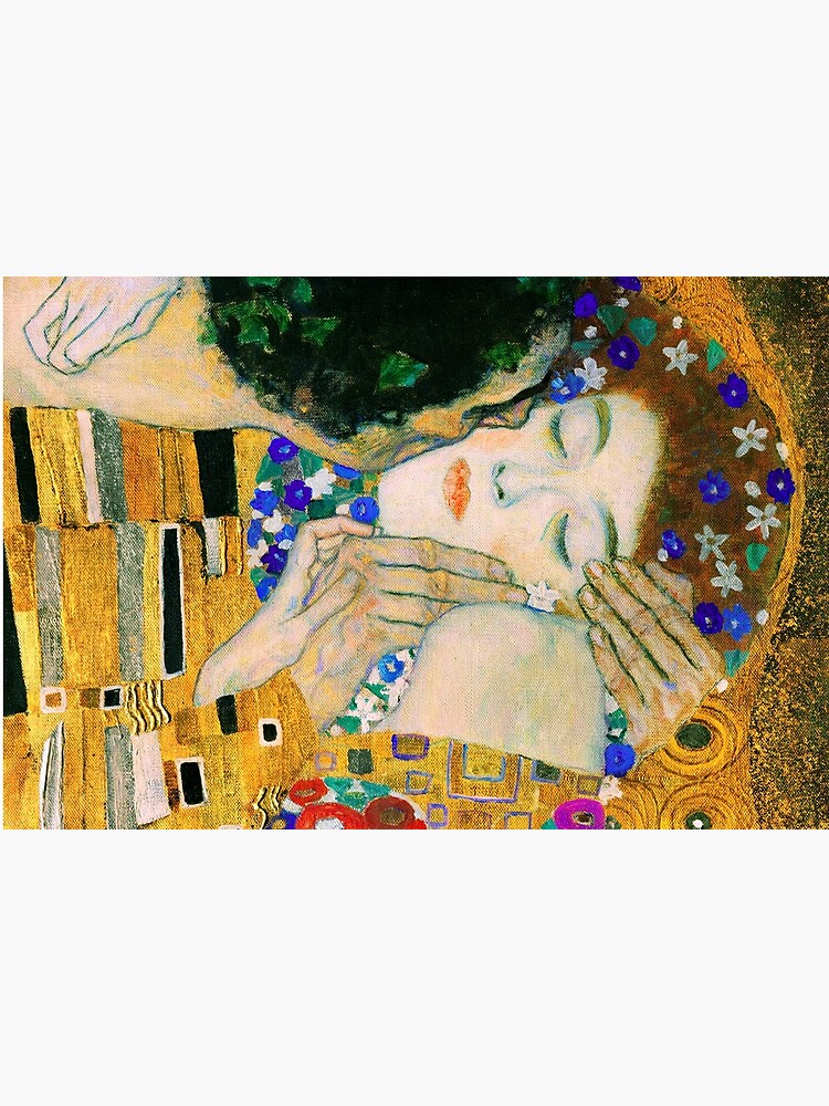 The Kiss by Gustav Klimt by VintageArchive