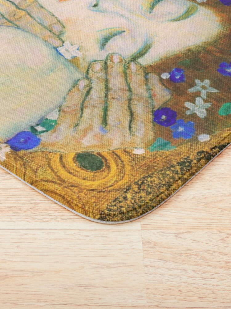 Alternate view of The Kiss by Gustav Klimt Bath Mat