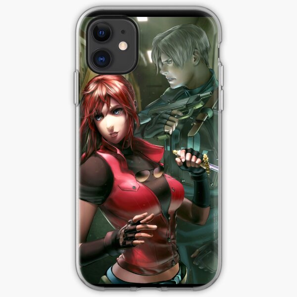 Resident Evil 2 - Claire and Leon iPhone Soft Case