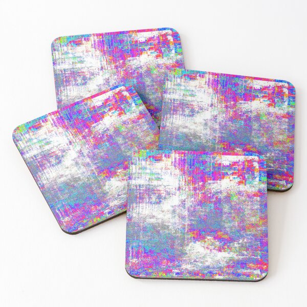 Item preview, Abstract Glitch Art Aesthetic Datamosh3 Digital Colorful Vaporwave designed and sold by CoitoCG.