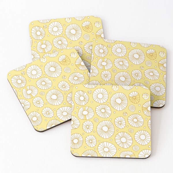 Item preview, Flat Pompom Mustard designed and sold by radgedesign.