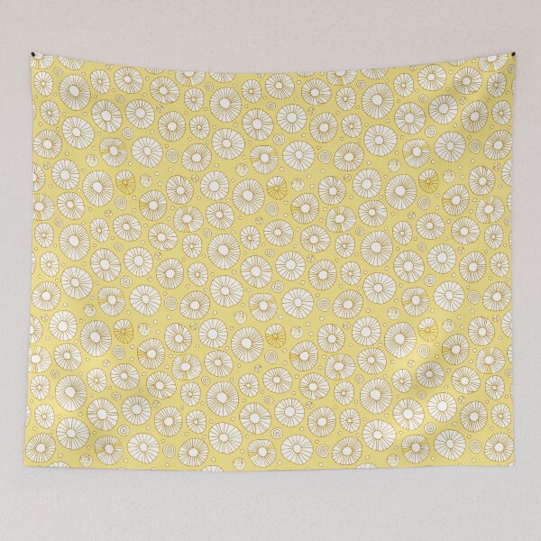 Item preview, Flat Pompom Mustard designed and sold by radgedesign.