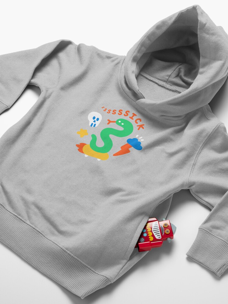 Alternate view of Skate Snake Toddler Pullover Hoodie