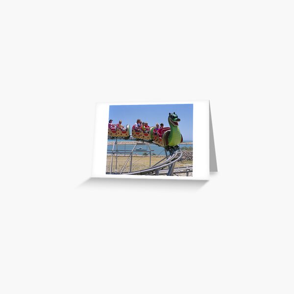 Atlantis Marine Park roller coaster, Yanchep, 1987, State Library of Western Australia Greeting Card