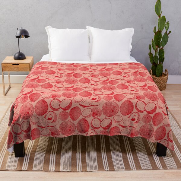 Item preview, Lovely Bunch of Coconuts - Red and Blush designed and sold by lolomastudio.