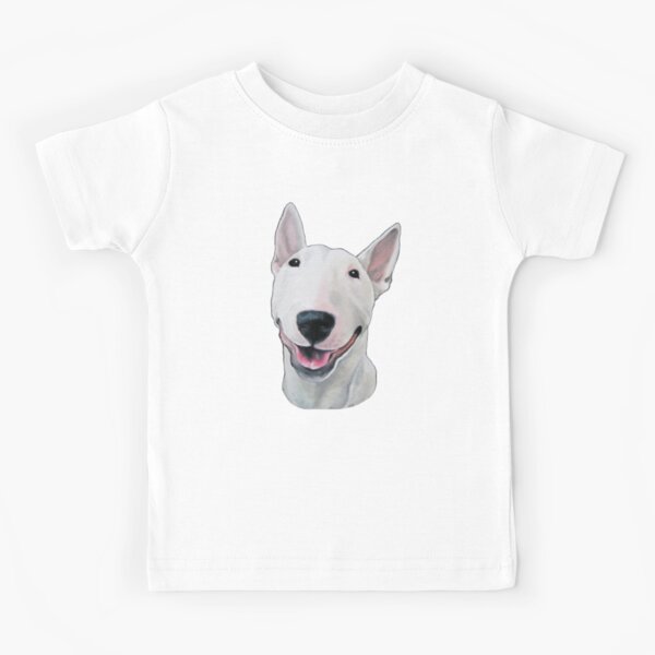 TS012035 "Bull Terrier Perro Children's/Kid's Algodón Camisetas 