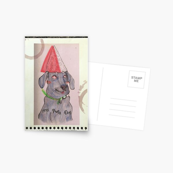 Party Doggo Postcard
