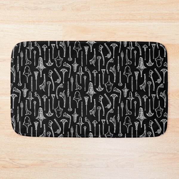 Item preview, Fijian War Clubs - Black and White designed and sold by lolomastudio.