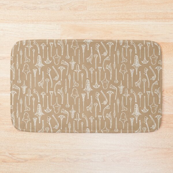 Item preview, Fijian War Clubs - Tan and White designed and sold by lolomastudio.