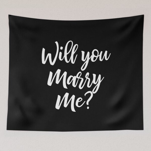 Item preview, Will You Marry Me? designed and sold by teesaurus.