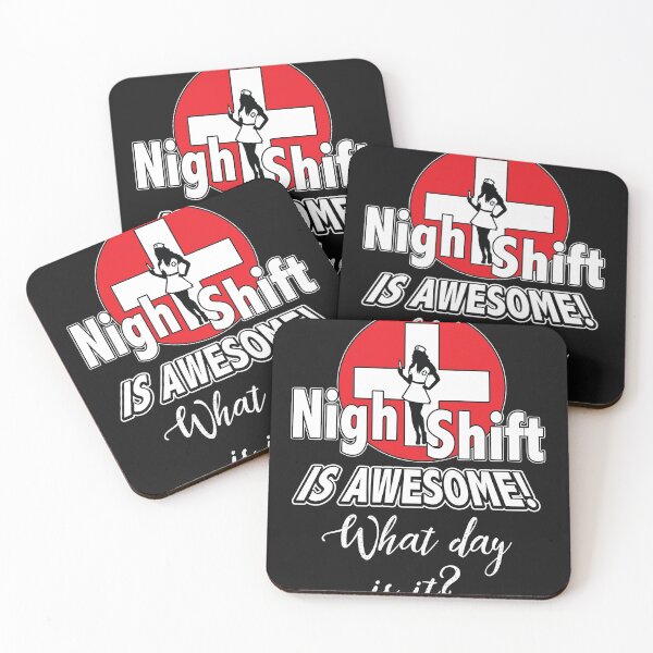 Item preview, Funny Night shift is awesome print Nursing product designed and sold by sunnym79.
