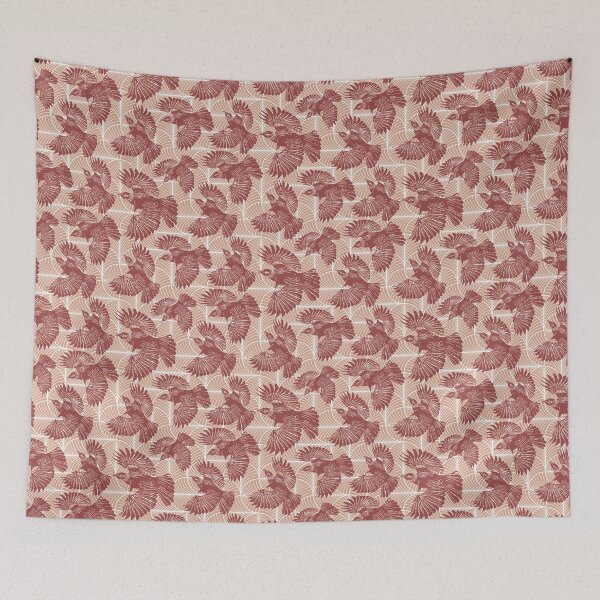 Item preview, New Zealand Tui Bird - Brown and Tan designed and sold by lolomastudio.