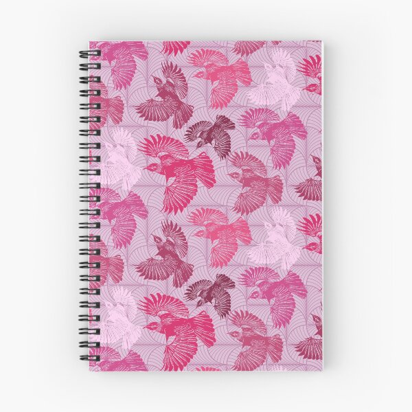 Item preview, New Zealand Tui Bird - Pink and Lilac designed and sold by lolomastudio.