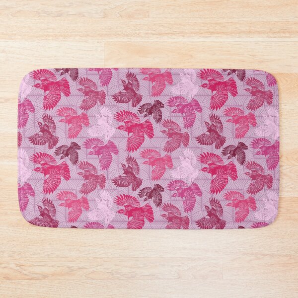 Item preview, New Zealand Tui Bird - Pink and Lilac designed and sold by lolomastudio.