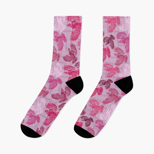 Item preview, New Zealand Tui Bird - Pink and Lilac designed and sold by lolomastudio.